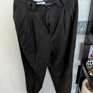Black Pleated Men’s Dress Pants